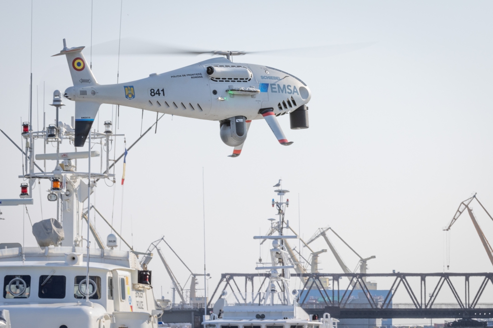 Schiebel CAMCOPTER S 100 Performs Maritime Surveillance For EMSA In