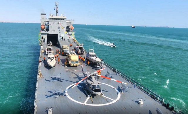 Iran’s New Sea Base Warship Carries Drones | UAS VISION