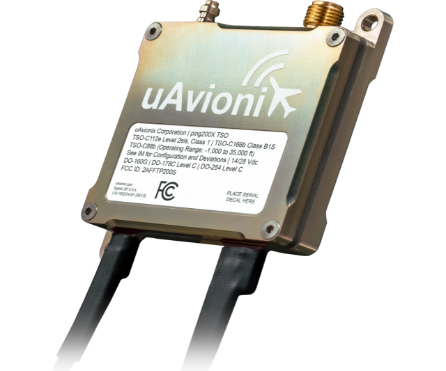 UAvionix Files FAA TSO Application For World’s First Certified Drone ...