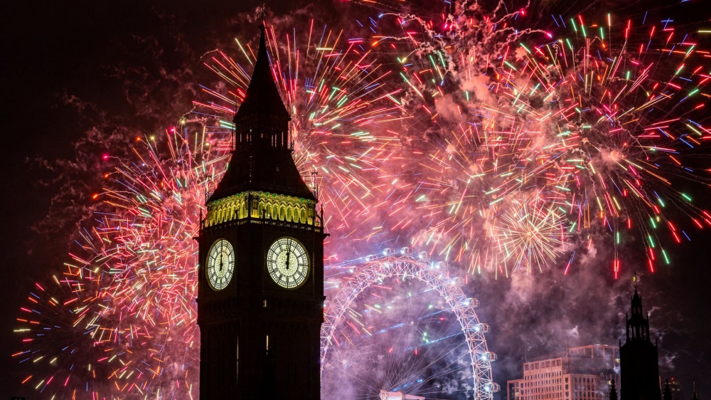 London’s New Year Drones & Fireworks Display UAS VISION