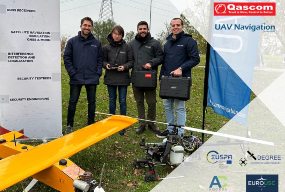 UAV Navigation-Grupo Oesía And Qascom Successfully Complete DEGREE ...